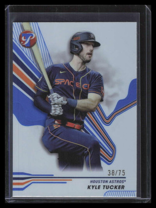 2024 Topps Pristine Blue Refractor 130 Kyle Tucker 38/75