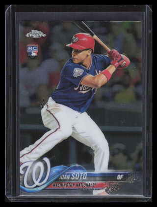 2018 Topps Chrome Update hmt55 Juan Soto Rookie ID: 160324