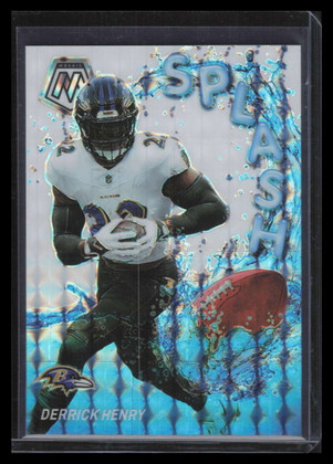 2024 Panini Mosaic Splash Mosaic White Refractor 12 Derrick Henry 21/25