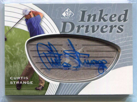 2012 SP Game Used Inked Drivers Silver IDCS Curtis Strange Auto