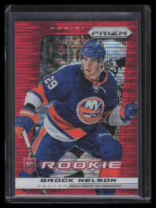 2013-14 Panini Prizm Prizms Red Pulsar Refractor 263 Brock Nelson Rookie