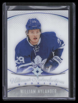 2016-17 Ultimate Collection 97 William Nylander Rookie Ultimate Introductions