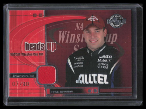 2003 Wheels American Thunder Heads Up Winston huw15 Ryan Newman Hat 7/90