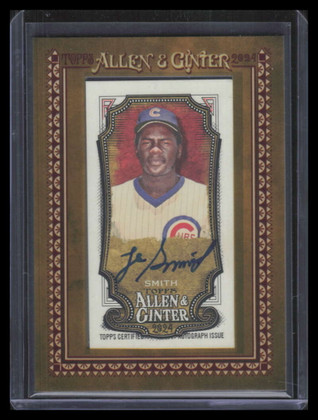 2024 Topps Allen and Ginter Framed Mini Autographs MALS Lee Smith Auto