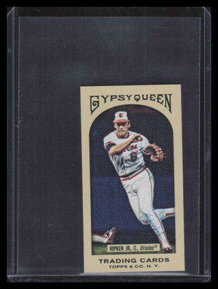2011 Topps Gypsy Queen Mini Red Gypsy Queen Back 167 Cal Ripken Jr.