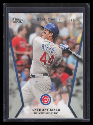 2017 Topps On Demand 600 Home Run Club Silver 20s Anthony Rizzo 1/5