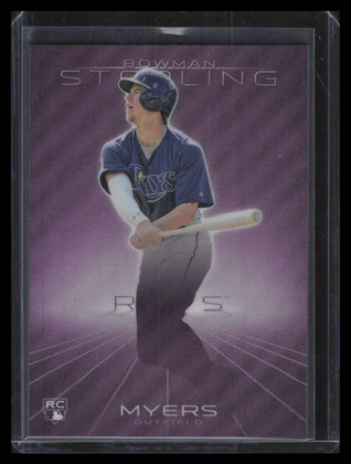 2013 Bowman Sterling Purple Refractor 35 Wil Myers Rookie 10/10