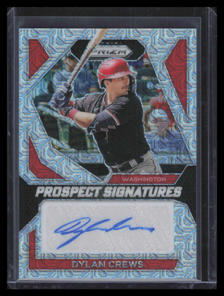 2024 Panini Prizm Prospect Signatures Prizms Mojo 28 Dylan Crews RC Auto 5/25