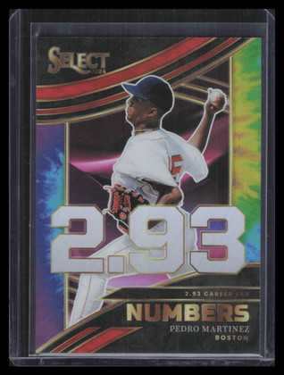 2024 Select Select Numbers Prizms Tie-Dye Refractor 1 Pedro Martinez 24/25