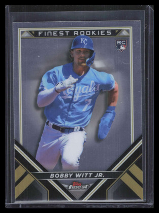 2022 Finest Rookie Design Variations FRDBW Bobby Witt Jr. Rookie