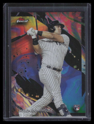 2024 Finest Oil Spill Refractor 168 Jasson Dominguez Rookie Uncommon