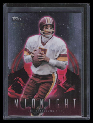 2024 Topps Midnight Twilight 100 Joe Theismann 26/99