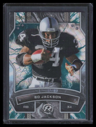 2024 Topps Resurgence Teal Surge Refractor 76 Bo Jackson 86/149