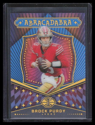 2024 Panini Illusions Abracadabra Light Blue 5 Brock Purdy 30/299