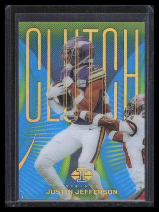 2024 Panini Illusions Clutch Light Blue 10 Justin Jefferson 147/299