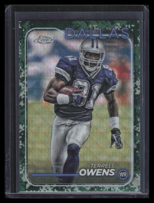 2024 Topps Chrome Camo Wave Refractor 54 Terrell Owens