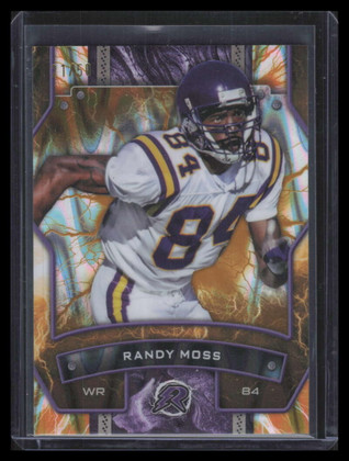 2024 Topps Resurgence Gold Power Surge Refractor 64 Randy Moss 21/50