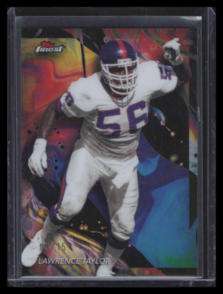 2024 Finest Oil Spill Refractor 138 Lawrence Taylor 9/15 Uncommon
