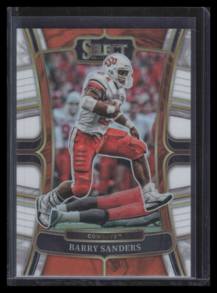 2023 Select Draft Picks Prizms White Refractor 79 Barry Sanders 9/35