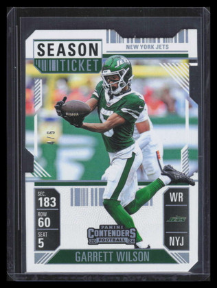 2024 Panini Contenders Goal Ticket FOTL 77 Garrett Wilson 4/5