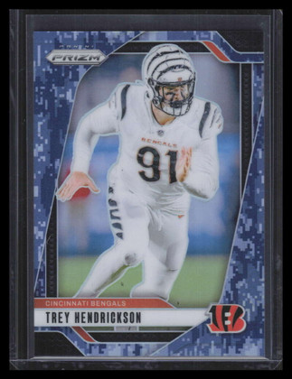 2024 Panini Prizm Prizms Navy Camo Refractor 59 Trey Hendrickson 20/25