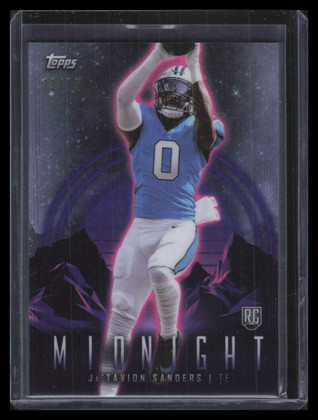2024 Topps Midnight Midnight 15 Ja'Tavion Sanders Rookie 12/12