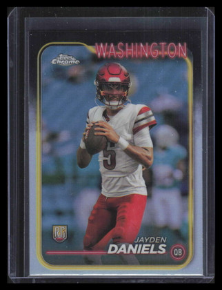 2024 Topps Chrome Refractor 201 Jayden Daniels Rookie
