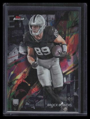 2024 Finest Black Refractor 82 Brock Bowers Rookie 16/25 Common