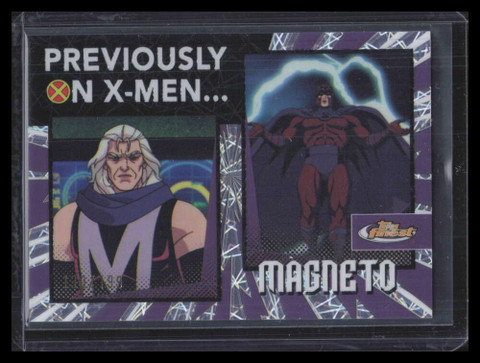 2025 Finest X-Men '97 Previously on X-Men X-Fractor po1 Magneto 130/199