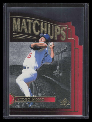 1996 SP Marquee Matchups Die Cuts mm2 Hideo Nomo