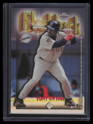 1998 Topps Chrome Flashback Refractor fb6 Tony Gwynn 156210