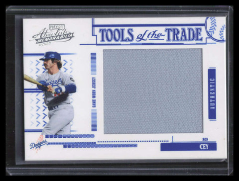 2005 Absolute Memorabilia Tools of the Trade Swatch Ron Cey Jumbo Jersey 107/250