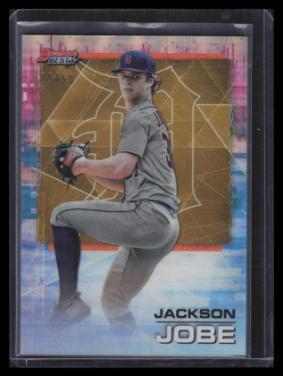 2021 Bowman's Best Gold Refractor 44 Jackson Jobe Rookie 25/50