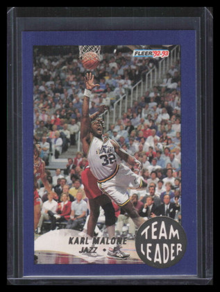 1992-93 Fleer Team Leaders 26 Karl Malone