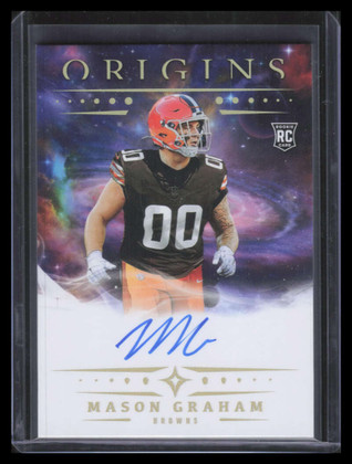 2025 Panini Origins Rookie Autographs 42 Mason Graham Rookie Auto