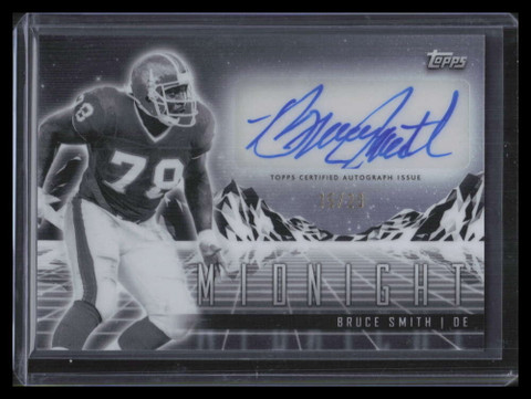 2024 Topps Midnight Horizon Signatures Equinox HZSBS Bruce Smith Auto 15/20