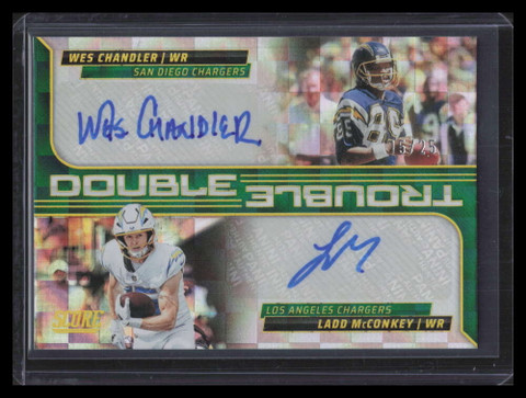 2025 Score Double Trouble Autographs Ground Zero 9 Chandler McConkey Auto 15/25