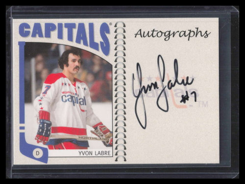 2004-05 ITG Franchises US East Autographs AYL Yvon Labre Auto
