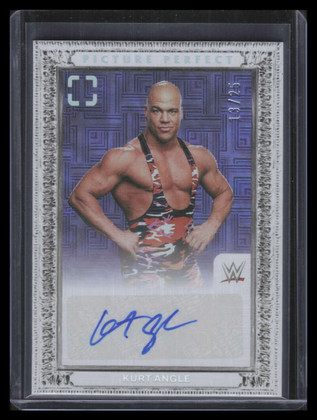 2024 Panini Photogenic WWE Picture Perfect Signatures Maze Kurt Angle Auto 13/25