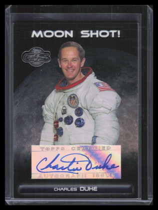 2007 Topps Co-Signers Moon Shots Autograph Charles Duke Auto Astronaut Apollo 16
