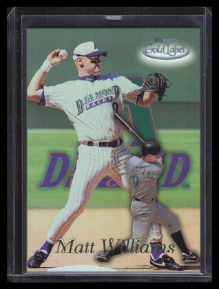 1999 Topps Gold Label Class 1 Black One to One 60 Matt Williams 1/1