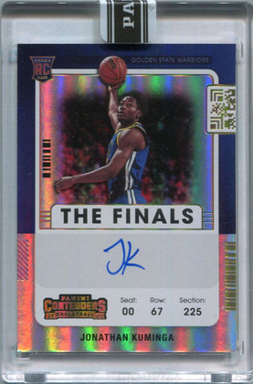 2021-22 Panini Contenders The Finals Black Box Jonthan Kuminga Rookie Auto 1/1