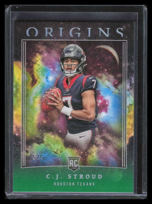 2023 Panini Origins Green 103 CJ Stroud Rookie 5/5