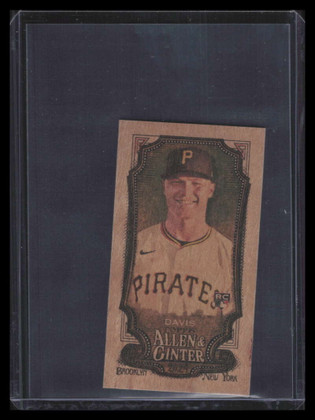 2024 Topps Allen and Ginter Mini Wood 4 Henry Davis Rookie 1/1