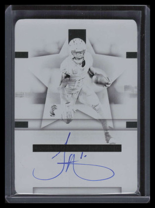 2023 Panini Impeccable Stars Signatures Printing Plate 9 Tyreek Hill Auto 1/1