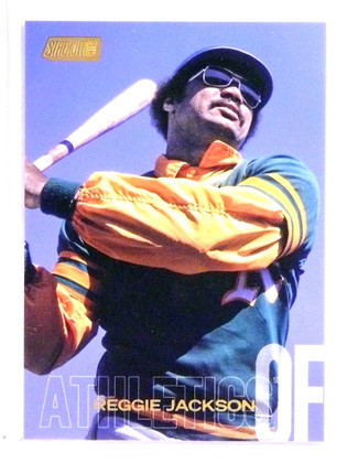 2018 Topps Stadium Club Gold Rainbow Foil Reggie Jackson #D 1/1