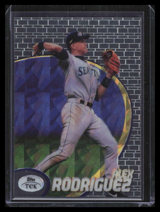 1998 Topps Tek Diffractors Pattern 75 9 Alex Rodriguez
