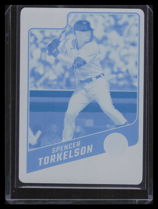 2022 Panini Chronicles Classics Printing Plate Cyan Spencer Torkelson Rookie 1/1