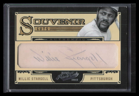 2012 Prime Cuts Souvenir Cuts 35 Willie Stargell Cut Auto 9/25