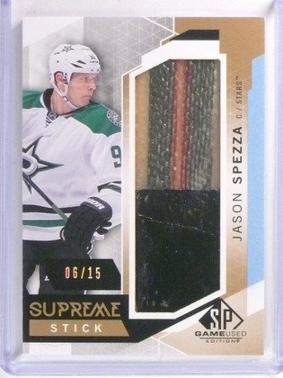15-16 Sp Game Used Supreme Stick Jason Spezza #D06/15 #PA-JS